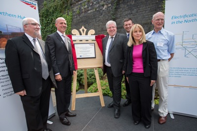 The plaque unveiled